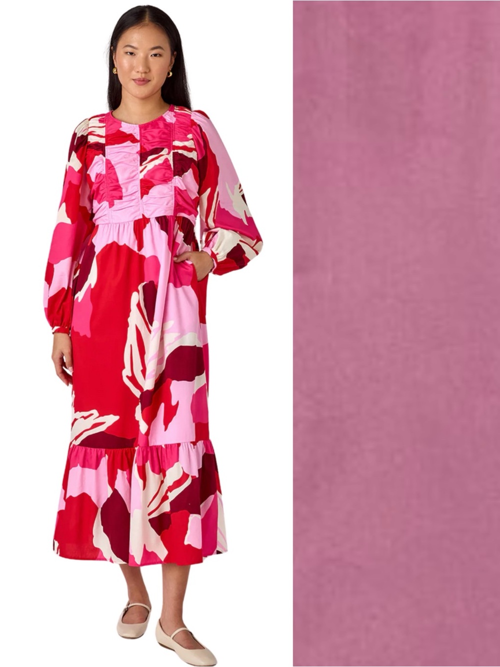 NEW Orchid Crosby By Mollie Burch Kingsley Midi Dress Women’s Size Small NWT 11